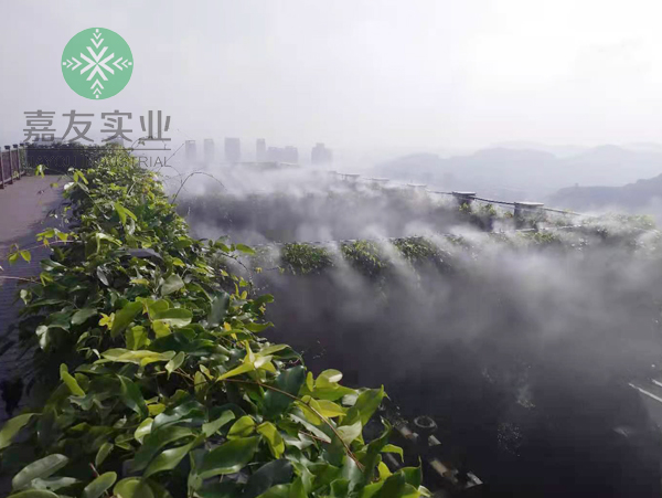 杭州嘉友为德清园林景观工程制定雾森系统喷雾造景方案