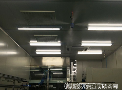 金洋6张家港机电有限公司车间干雾加湿除静电案例