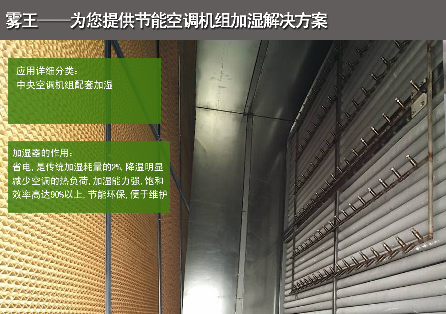 金洋6提供空调机组加湿解决方案