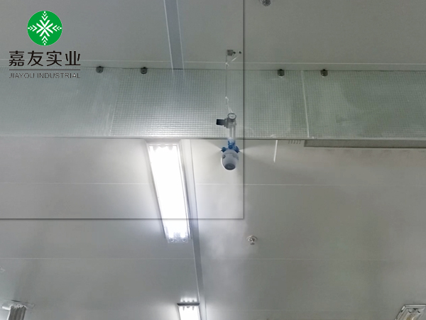 加湿案例|盐城丝网印刷车间添利器，金洋6智慧加湿显身手