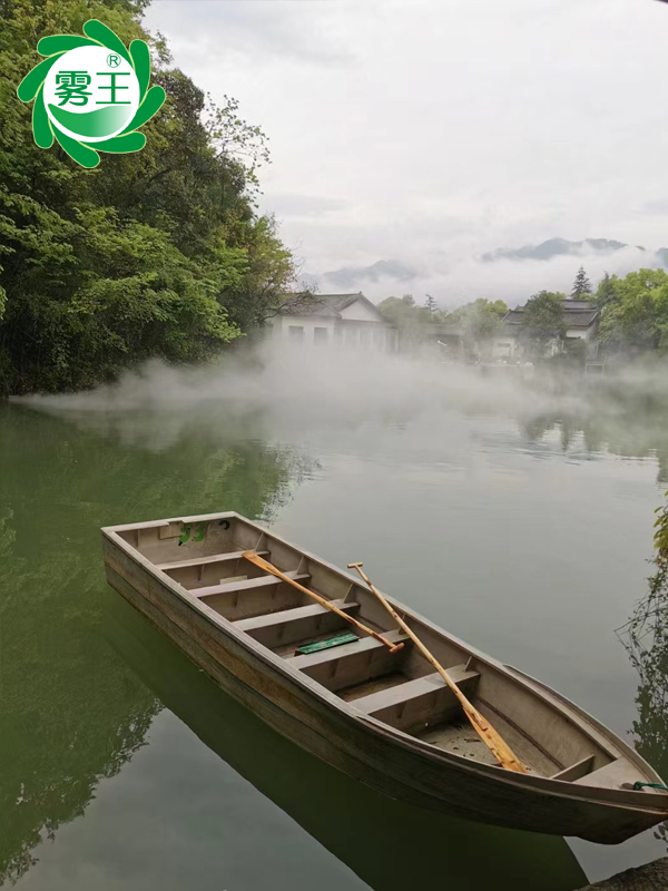通天河景区湖面“金洋6”雾森景观系统—以雾为魂、与水相伴